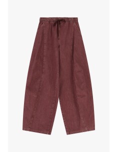 Calças Palazzo com Cós Elástico e Costuras à Vista Dixie 2