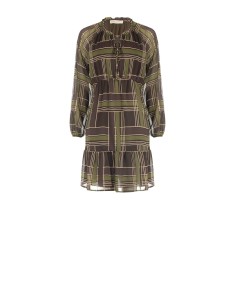 Vestido Curto em Georgette com Laços no Pescoço Rinascimento 2