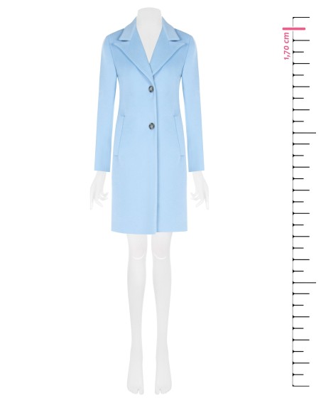 Casaco Médio Acinturado em Velour Rinascimento