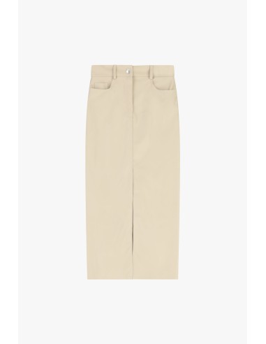 Saia lápis com bolsos e passadores na cintura Dixie