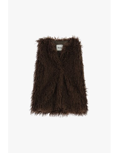 Colete em eco-pelo com corte regular Dixie