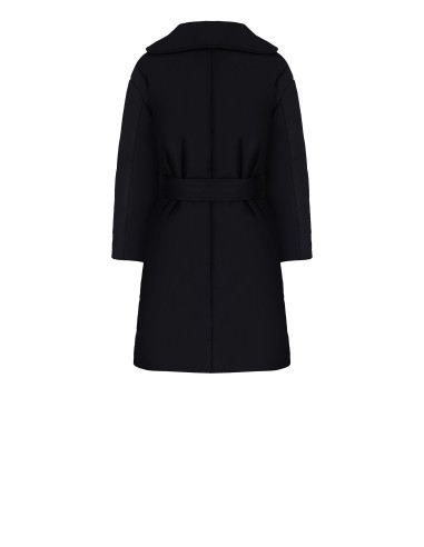 Casaco acolchoado longo tipo robe com cinto coordenado Rinascimento