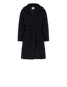 Casaco acolchoado longo estilo roupão com cinto coordenado Rinascimento