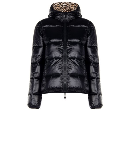 Casaco Curto Acolchoado Reversível Com Capuz Rinascimento