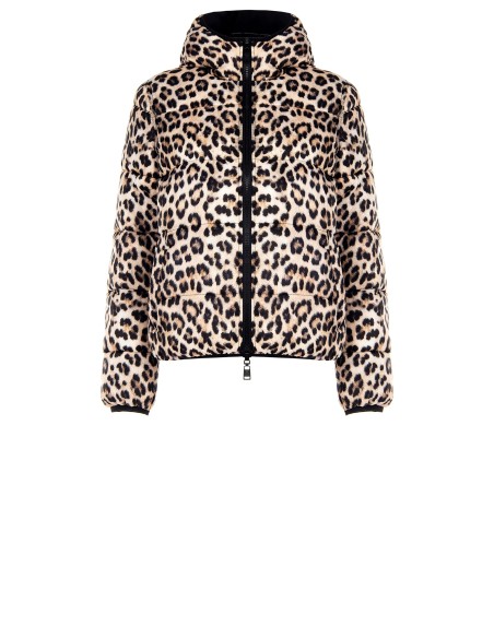 Casaco Curto Acolchoado Reversível com Capuz Rinascimento