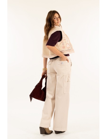 Calças Worker Fit "Blenda" Kontatto