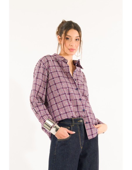 Camisa Oversize com Strass Kontatto