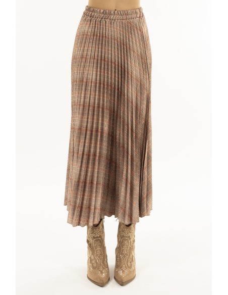 Longuette plissada fantasia Kontatto