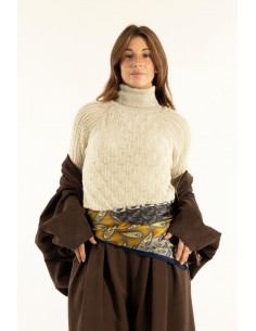 Camisola de gola alta vazada Kontatto 2