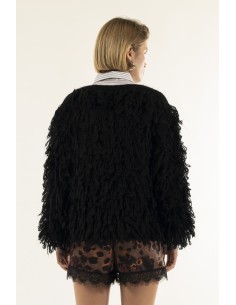 Casaco de malha com pelo Kontatto 2