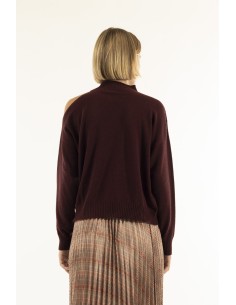 Camisola de gola alta com abertura no ombro Kontatto 2