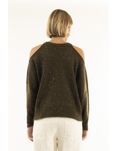 Gola redonda com recortes nos ombros Kontatto