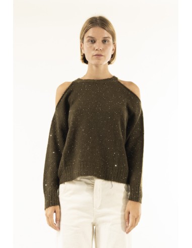 Gola redonda com aberturas nos ombros Kontatto