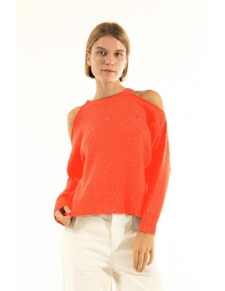 Gola redonda com recortes nos ombros Kontatto