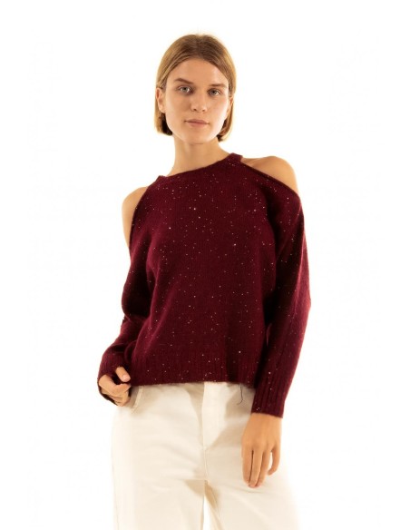 Gola redonda com recortes nos ombros Kontatto