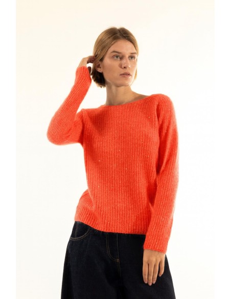 Camisola com decote barco Kontatto