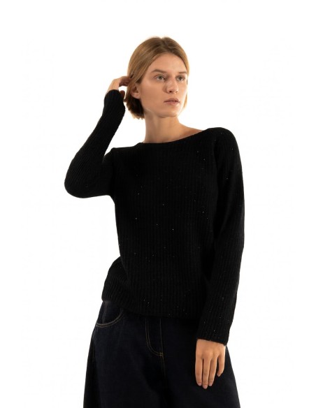 Camisola com decote barco Kontatto