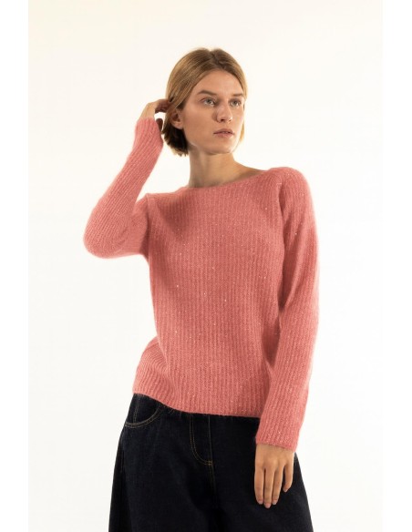 Camisola com decote barco Kontatto