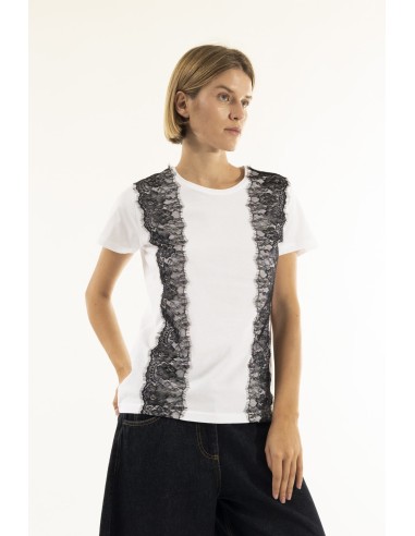 T-shirt Renda Aplicações Kontatto