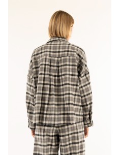 Camisa oversize com bainha desfiada Kontatto 2