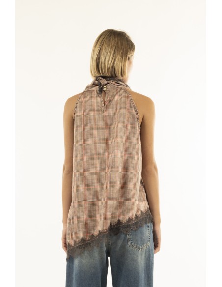 Top foulard assimétrico Kontatto