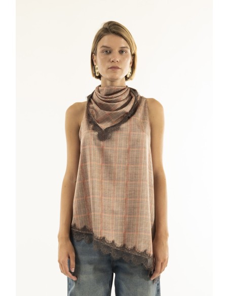 Top Foulard Assimétrico Kontatto