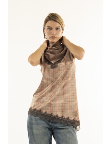 Top Foulard Assimétrico Kontatto
