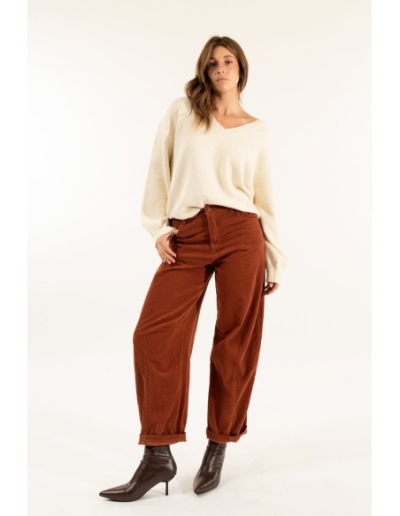 Calças Balão Veludo Kontatto