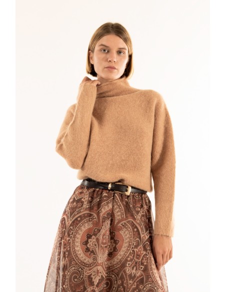 Camisola de gola alta oversize Kontatto