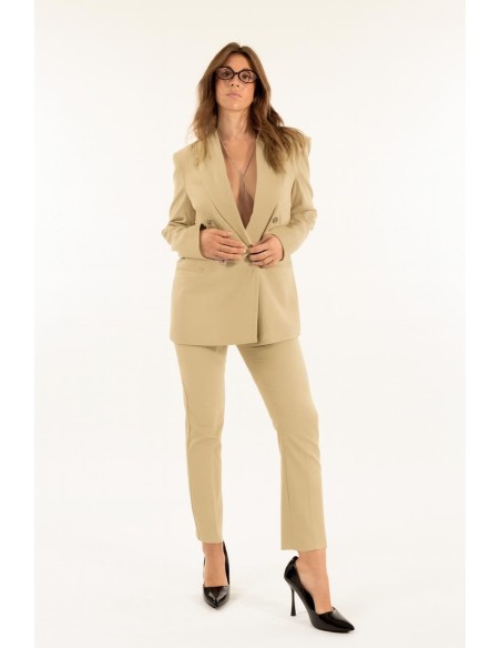 Calças Slim Cintura Regular Kontatto