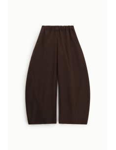 Calças palazzo amplas de cintura alta Dixie