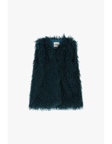 Colete em eco-pelo com corte regular Dixie