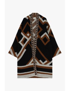 Capa com motivo geométrico e bordo decorativo Dixie 2