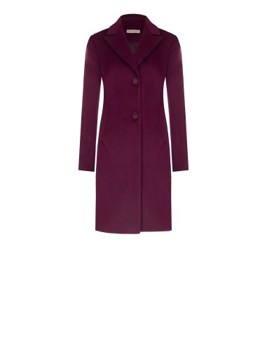 Casaco médio cintado em veludo Rinascimento