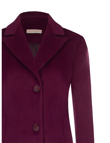 Casaco Médio Cinturado em Veludo Rinascimento