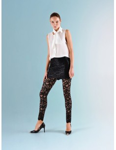 Conjunto de Saia e Leggings Separáveis em Renda Revestida Rinascimento 2