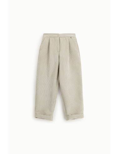 Calças chino de corte justo com pences e bainha virada Dixie