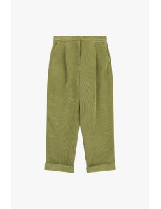 Calças Palazzo Cintura Alta com Pinças e Barra Virada Dixie 2