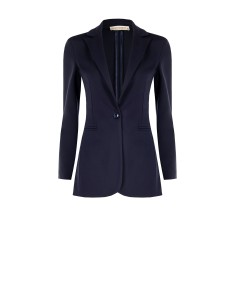 Blazer comprido acinturado em mistura de viscose Rinascimento