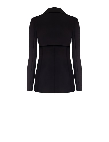 Blazer 3 em 1 em tecido técnico transformável em bolero e colete Rinascimento