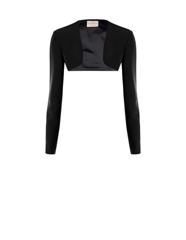 Blazer 3 em 1 em tecido técnico transformável em bolero e colete Rinascimento