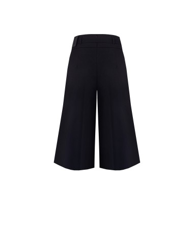 Bermuda com pregas e cinto coordenado Rinascimento