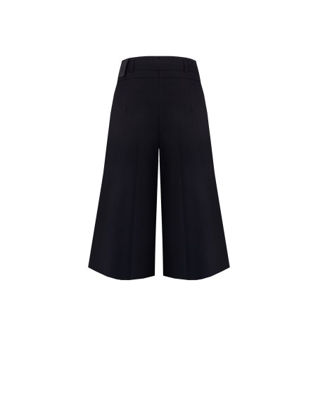 Bermuda com pregas e cinto coordenado Rinascimento