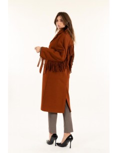 Casaco Longo com Franjas Kontatto 2