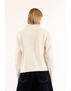 Colete Com Inserções de Camisa Kontatto 2