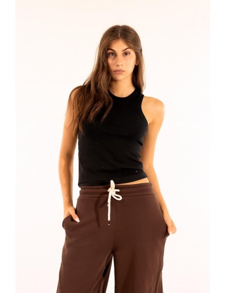 Top com strass Kontatto