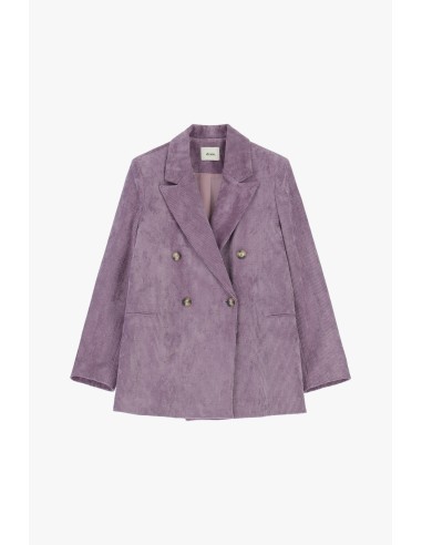 Blazer de abotoamento duplo em veludo cotelê Dixie