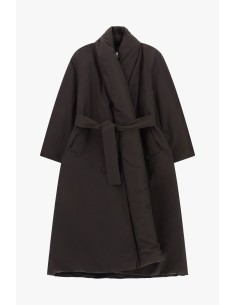 Casaco Acolchoado Longo Com Cinto Removível Dixie