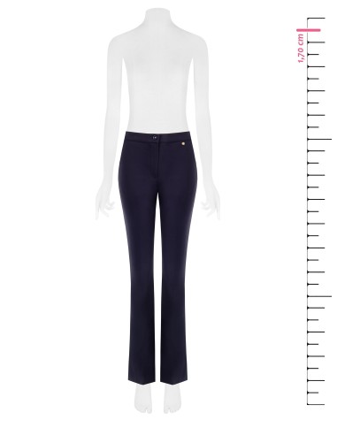 Calças Direitas Elásticas com Bolsos Rinascimento