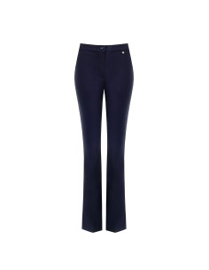 Calças retas elásticas com bolsos Rinascimento